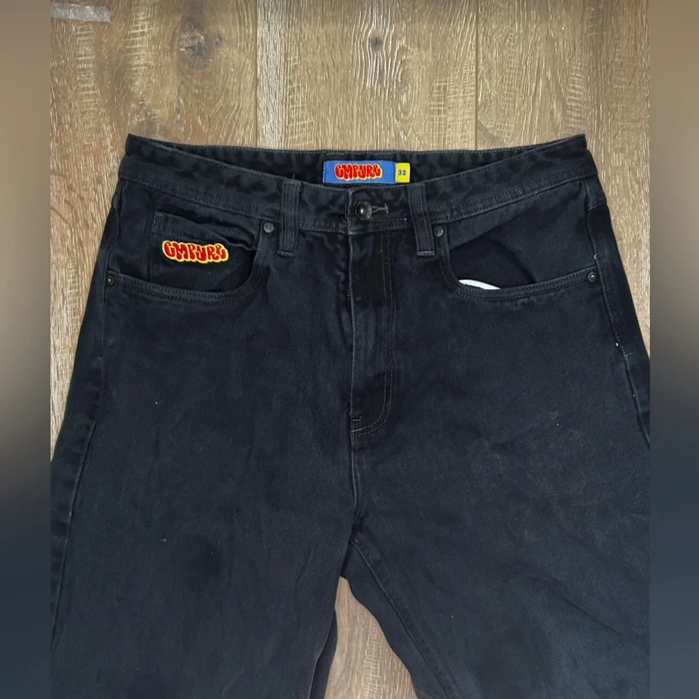 EMPYRE -  Loose Fit Black Shmutz Skate Jeans - Picture 4 of 5